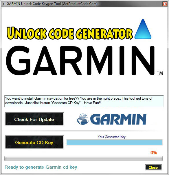 garmin activation code generator